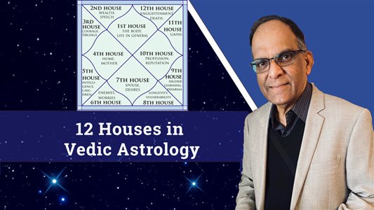 The Basic Meaning of 12 Houses in Vedic Astrology - Episode 13